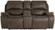 New Classic® Home Furnishings Brookings Brown Dual Power Reclinining Console Loveseat-2
