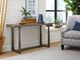 Hammary® Timber Forge Light Brown Sofa Table with Aged Natural Silver Base-1