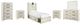 Signature Design by Ashley® Cambeck 5-Piece Whitewash Twin Panel Bed Set-0