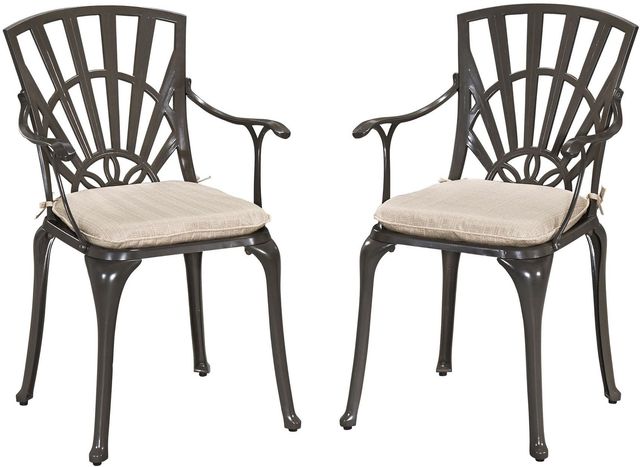 homestyles® Grenada 5-Piece Taupe Outdoor Dining Set-3