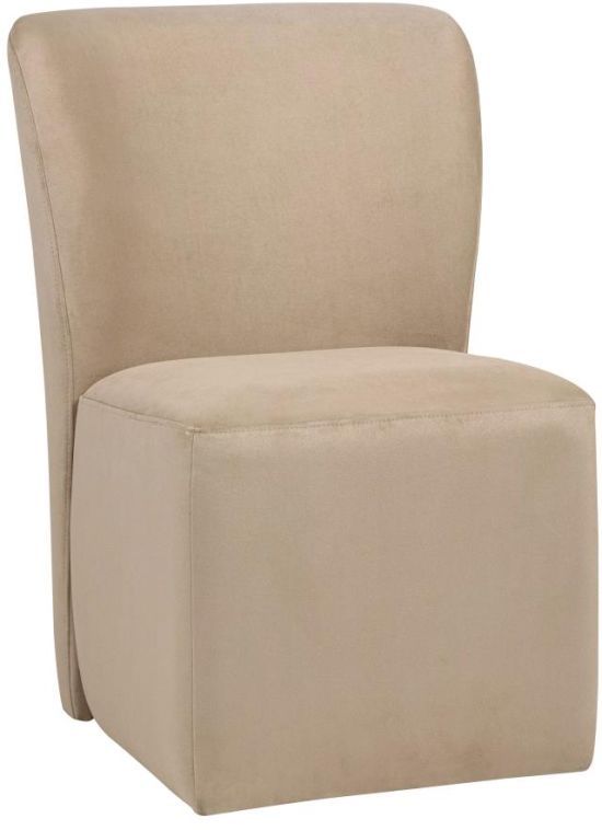 Coaster® Jaelynn 2-Piece Tan Upholstered Dining Side Chair Set-3