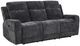 Coaster® Kennett Dark Gray Power Reclining Sofa-1