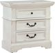 American Woodcrafters 7810 Stonebrook 4-Piece Distressed Antique White Queen Bedroom Set-4