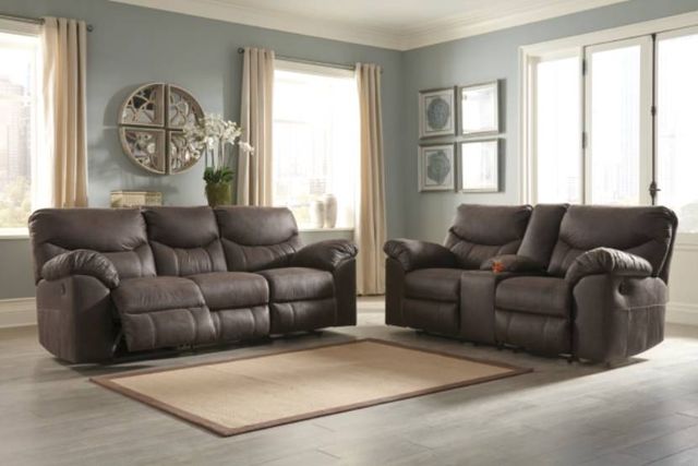 Signature Design by Ashley® Boxberg 2-Piece Teak Living Room Set-3