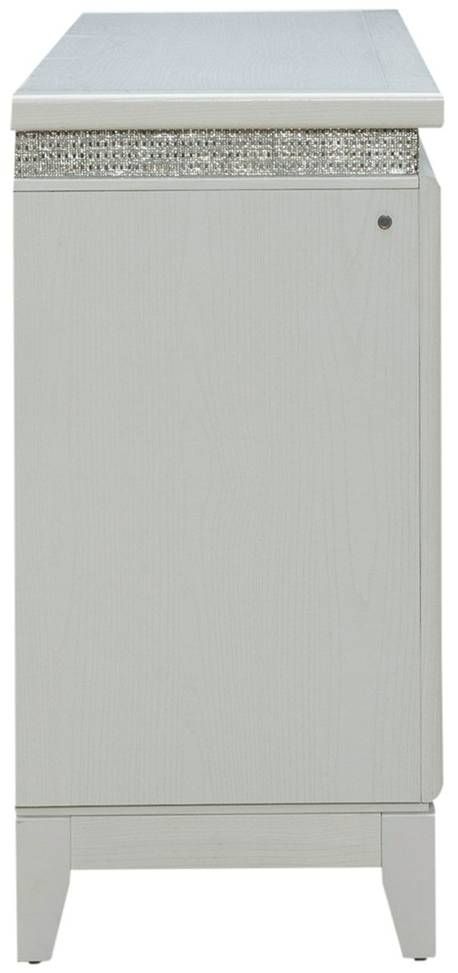 Liberty Furniture Reflections Pearl White Dresser-3