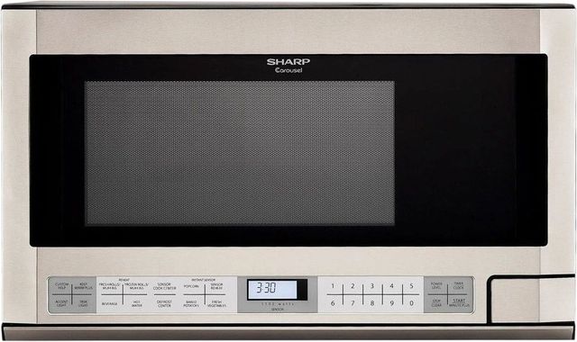 Sharp® Carousel® 1.5 Cu. Ft. Stainless Steel Over The Counter Microwave-0