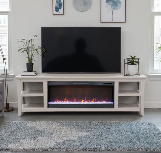Legends Home Studio Sandstone 82" Fireplace TV Stand-1