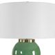 Uttermost® Banner Moss Green Table Lamp with Antique Brass Accents-2