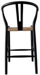 Moe's Home Collection Ventana Black/Natural Counter Stool-3