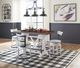 Signature Design by Ashley® Valebeck 5-Piece White Counter Height Dining Set-5
