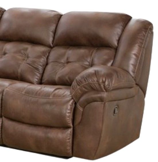 HomeStretch Frontier Espresso 3-Piece Manual Reclining Sectional-3