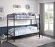 Mazin Furniture Lunar Dark Bronze Twin/Twin Bunk Bed-2