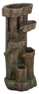 A & B Home Brown 5-Tier Outdoor Decorative Tree Water Fountain-1