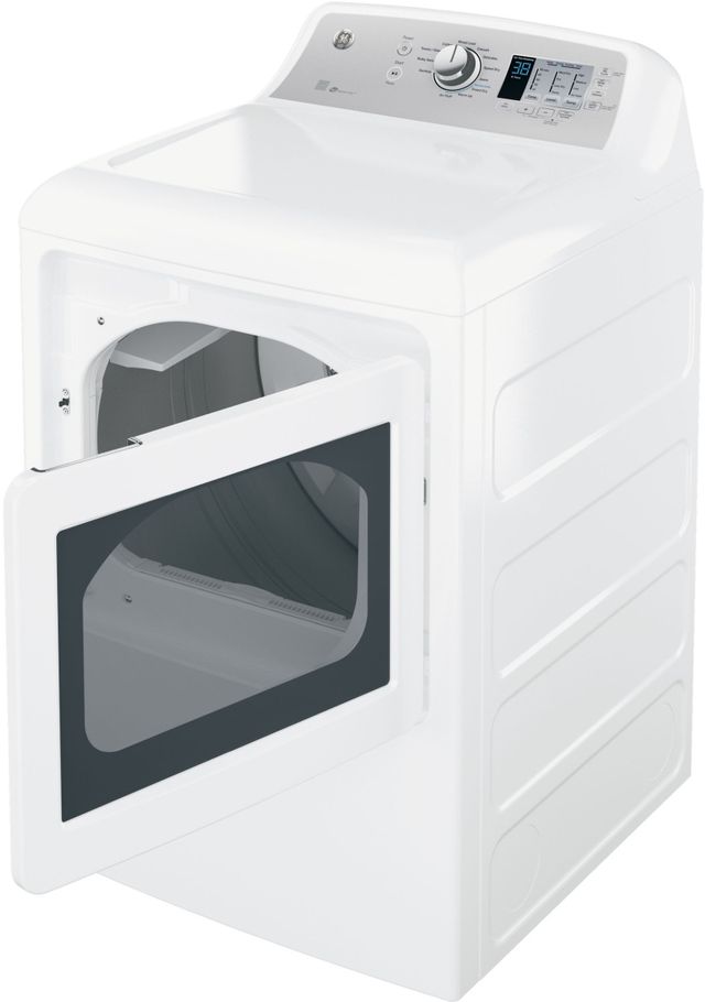 GE® 7.4 Cu. Ft. White Gas Dryer-2