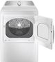 GE Profile™ 7.4 Cu. Ft. White Front Load Natural Gas Dryer -3