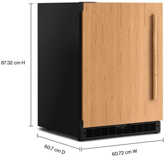 KitchenAid® 24" 5.0 Cu. Ft. Panel Ready Undercounter Refrigerator-2