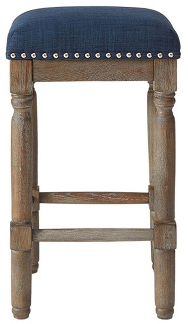 Olliix by Madison Park Navy Cirque Counter Stool Set of 2-2