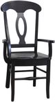 Urban Collections by Yutzy Woodworking Napoleon Black Office Arm Chair-0