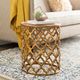 Surya Hammett Metallic-Brass End Table-2