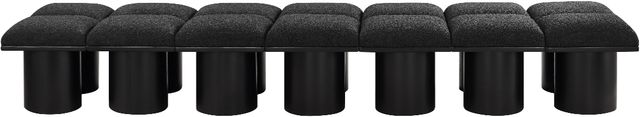 Meridian Furniture Pavilion 14-Piece Black 109" Modular Bench Set-1