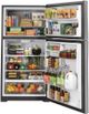 GE® 33 in. 21.9 Cu. Ft. Stainless Steel Top Freezer Refrigerator-3