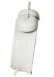 A & B Home White Table Clock-3