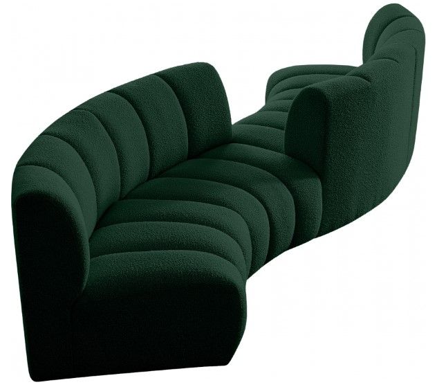 Meridian Furniture Infinity 4-Piece Green Modular Sectional Set-2