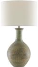 Currey & Company Loro Dark Moss Green/Ivory Table Lamp-2
