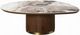 ACME Furniture Willene Beige Ceramic Top Coffee Table with Walnut Base-2