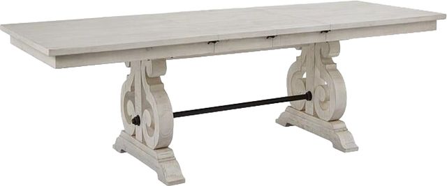 Magnussen Home® Bronwyn Alabaster 80" Rectangular Dining Table-3