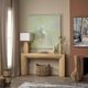 Crestview Milo Light Brown/Natural Console Table-1