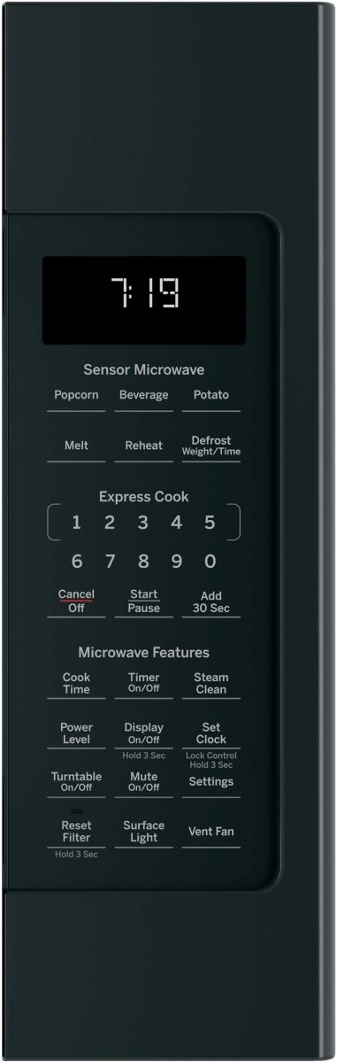 Scratch N' Dent GE® Series 1.9 Cu. Ft. Black Over The Range Microwave-1