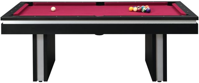 Elements International Ajax Black/Burgundy Billiard Table-3