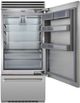 BlueStar® 36 in. 22.4 Cu. Ft. Stainless Steel Built In Counter Depth Bottom Freezer Refrigerator-1
