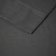 Olliix by Madison Park Charcoal 2 Pack of King 1500 Thread Count Cotton Rich Pillow Case-1