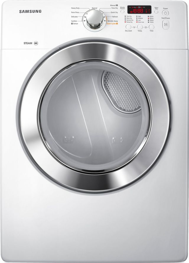 Samsung 7.3 Cu. Ft. White Electric Dryer-0