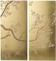 A & B Home 2-Piece Gold/Pink Wall Art Panels-0