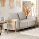 Furniture of America® Harstad 2-Piece Light Brown Sofa Set-1