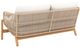 New Classic® Home Furnishings Solstice Rope Beige/Brown Acacia/Linen Outdoor Loveseat-2
