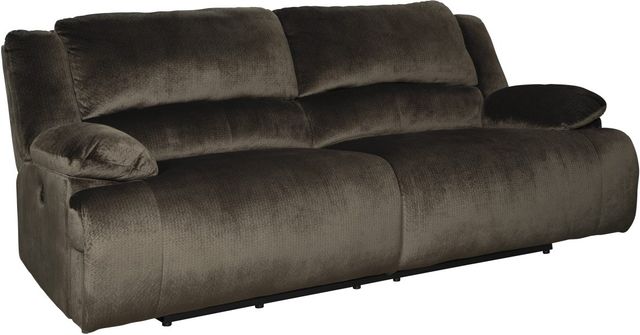 Signature Design by Ashley® Clonmel 3-Piece Chocolate Power Reclining Sectional with Armless Chair-0