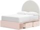 Signature Design by Ashley® Wistenpine Blush Full Upholstered Storage Panel Bed-2
