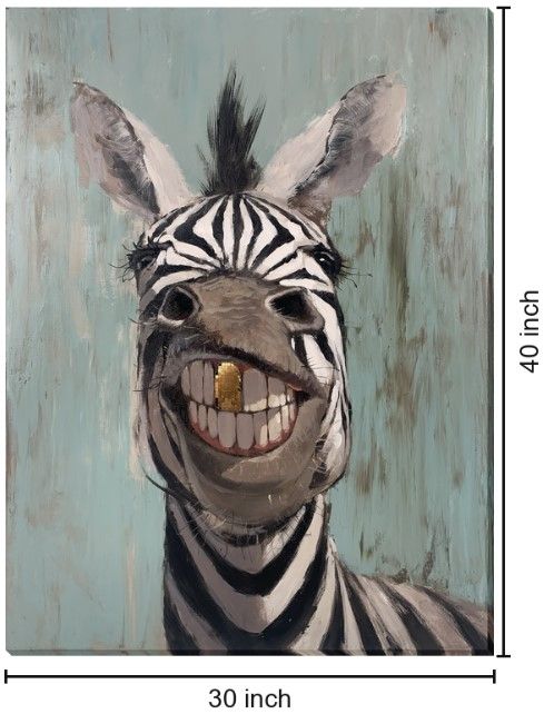 Classy Living Chill Cheerful Stripes Wall Art-2