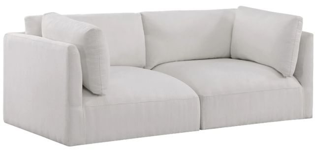 Meridian Furniture Ease 2-Piece Cream Modular Loveseat-0