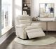 Homelegance® Oxford Beige Manual Swivel Glider Reclining Chair-1