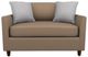 Best® Home Furnishings Customizable Bayment Leather Memory Twin Sleeper Chair with Dark Walnut Legs-1