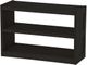 Crate Designs™ Furniture Espresso Open Back Bookcase/TV Stand-0