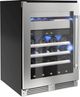 XO 24'' Fingerprint Resistant Stainless Steel Built In Wine Cooler-1