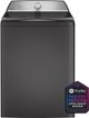 GE Profile™ 4.9 Cu. Ft. Diamond Gray Agitator Top Load Washer with Smarter Wash Technology and FlexDispense™-1