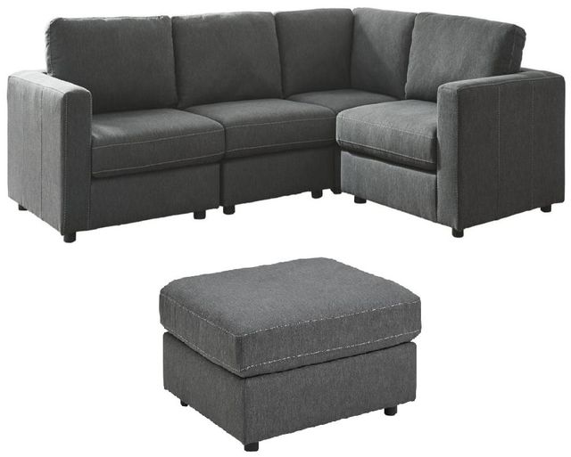 Signature Design by Ashley® Candela 2-Piece Charcoal Living Room Seating  Set-0