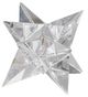 A & B Home Clear Small Crystal Star Ornament-0